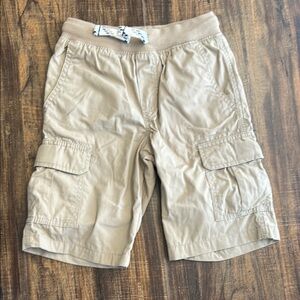 Kids Tan Cargo Shorts